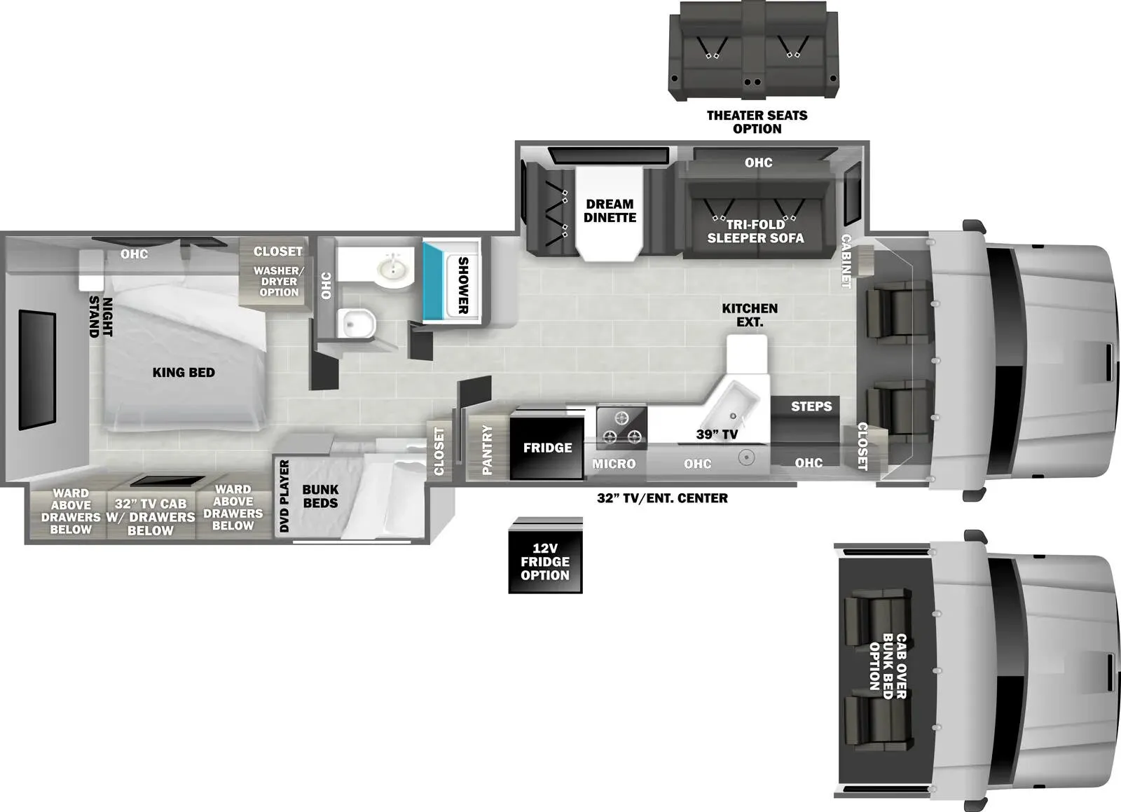 Dynamax Corp DX3 DX3 37BD floor plan