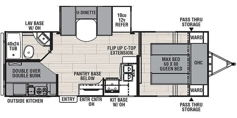 Coachmen Northern Spirit 2455BH floor plan