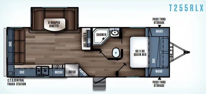 Forest River Wildcat Maxx 255RLX floor plan