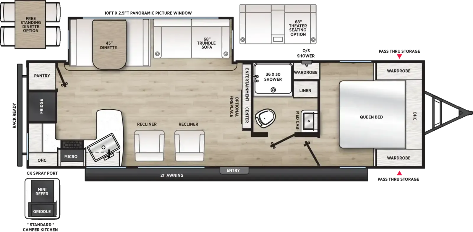 Coachmen Catalina Legacy Edition 283RKS floor plan