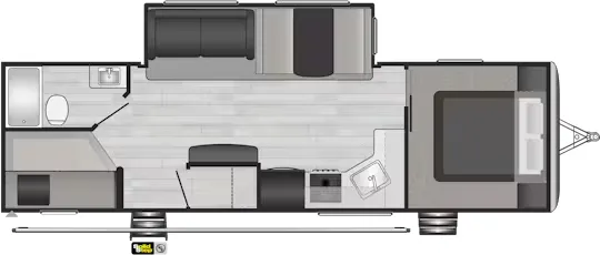 Keystone Springdale 280BHWE floor plan