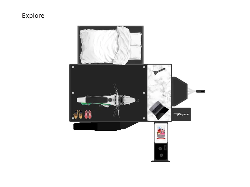 2025 inTech RV Flyer Explore - Floor plan