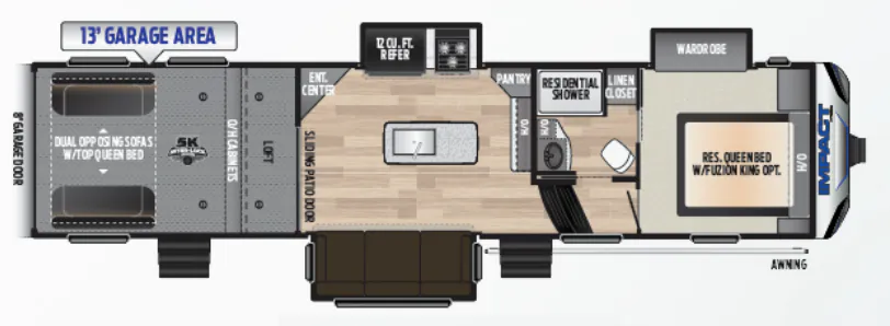 Keystone Impact 343 exterior