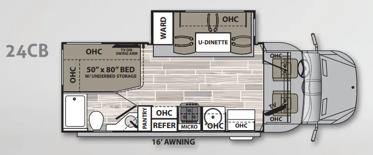 Dynamax Corp Isata 3 Series 24CB floor plan