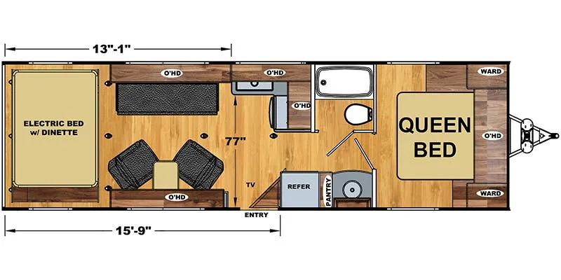 Eclipse Iconic 2515AK floor plan
