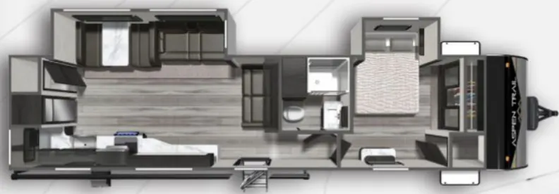 2024 Dutchmen Aspen Trail 3300RKS - Floor plan