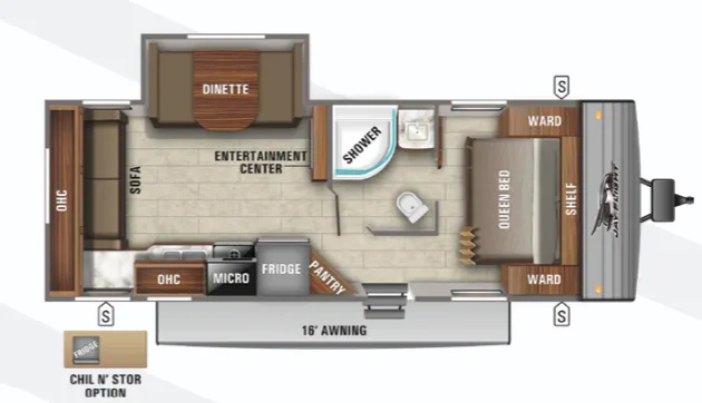 Jayco Jay Flight SLX 8 245RLSW floor plan