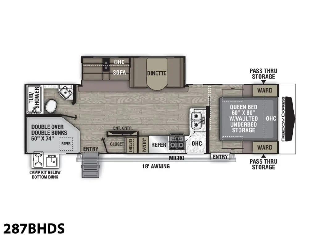 2021 Coachmen Freedom Express Ultra Lite 287BHDS - Photo 4