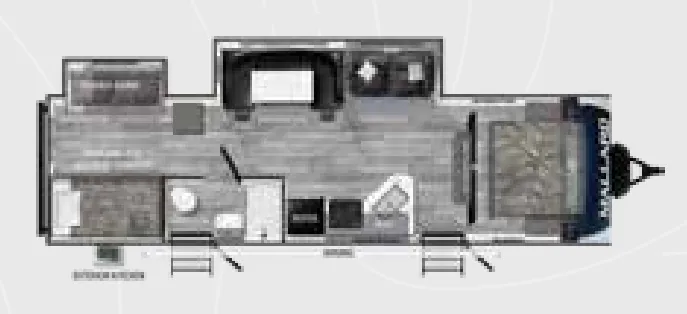 Heartland Mallard M32 floor plan