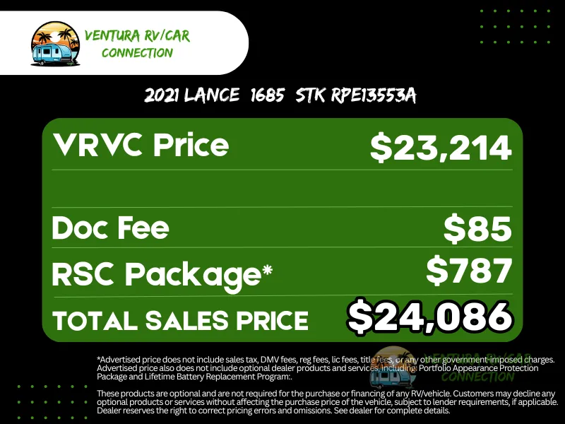 2021 Lance Lance Travel Trailers 1685 - Photo 3