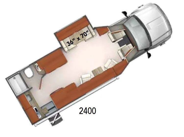 Phoenix Cruiser 2400 floor plan