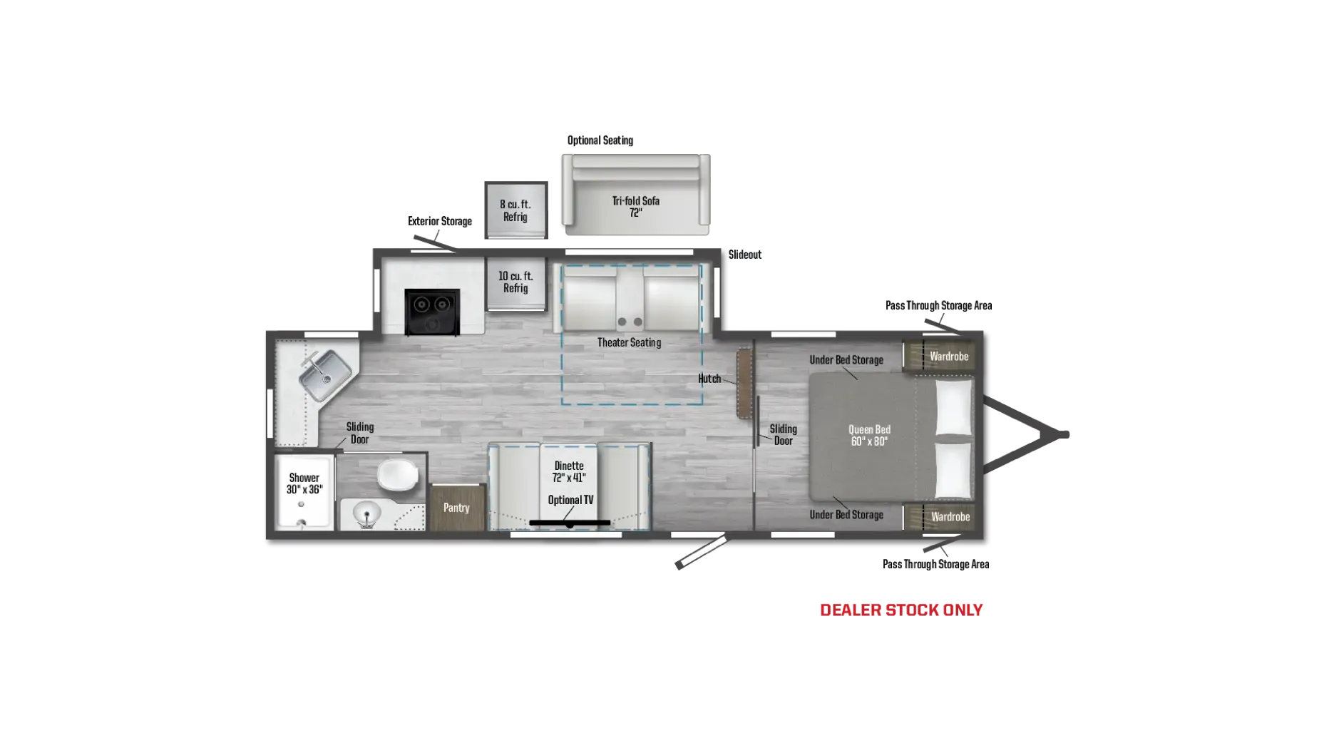 Winnebago Access 25ML floor plan