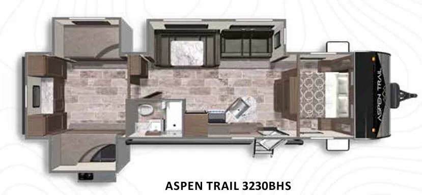 Dutchmen Aspen Trail 3230BHS floor plan
