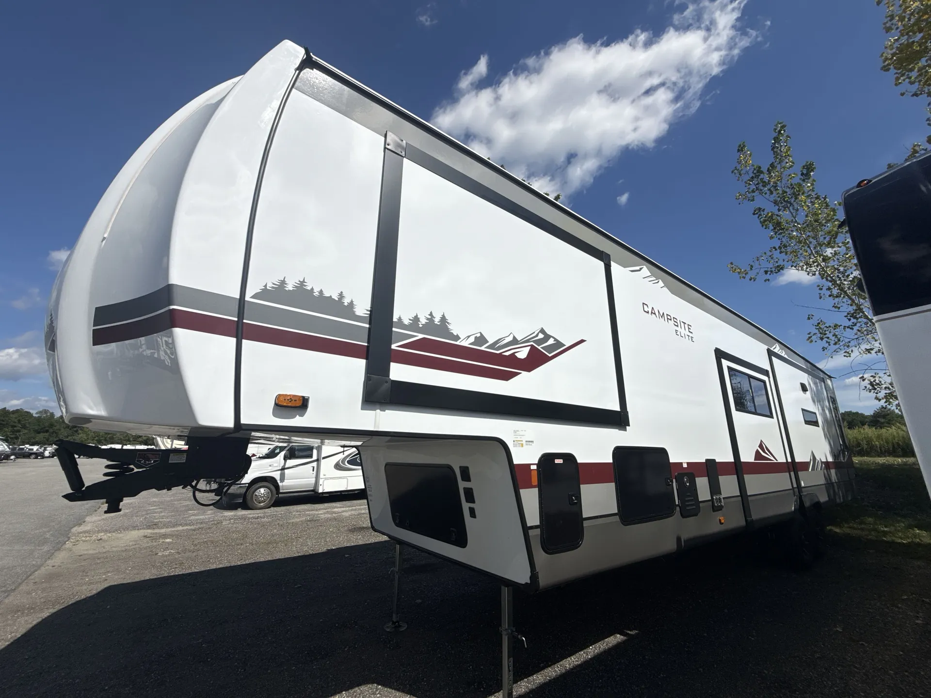 2027 Forest River Campsite Elite 36RF — off campside