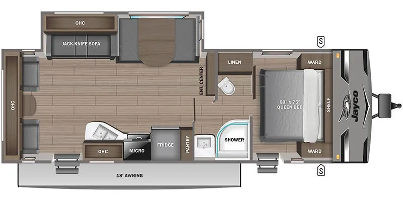 2024 Jayco Jay Flight 265RLS floor plan