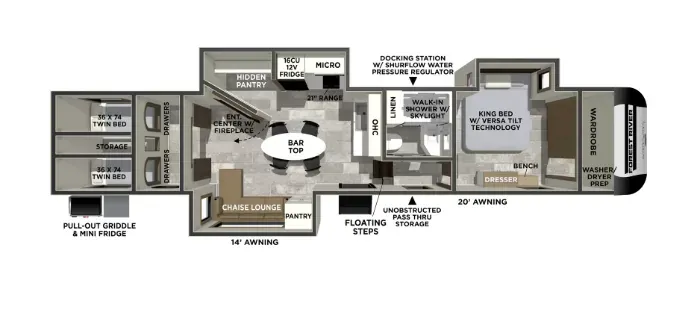 2027 Forest River Impression 36BR3 - Photo 3