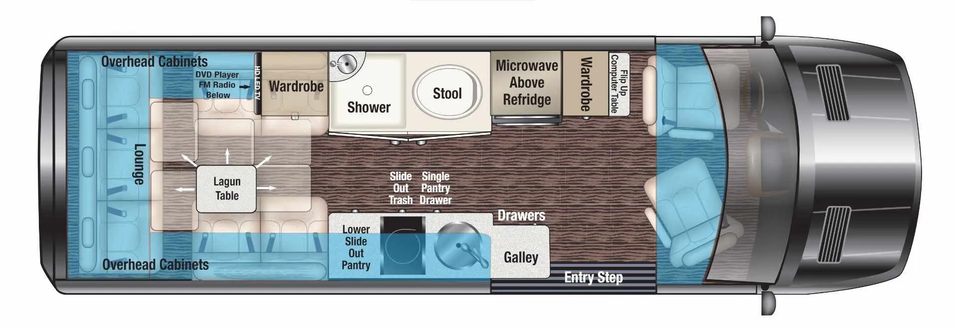 Midwest Heritage MD2 170EXT floor plan