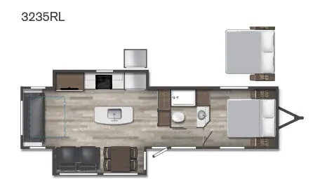 Winnebago Voyage 3235RL floor plan