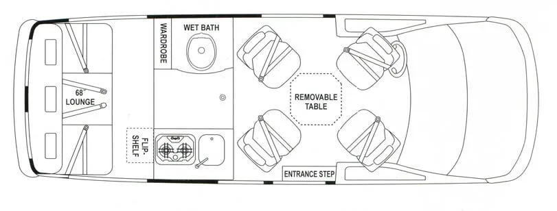 Airstream Avenue BASE floor plan