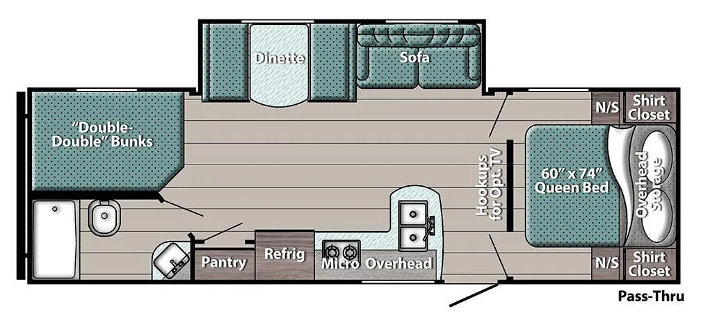 Gulf Stream Innsbruck Lite Ultra-Lite 269BH floor plan