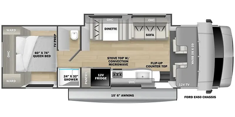 2019 Forest River Forester LE 2851SLE - Floor plan