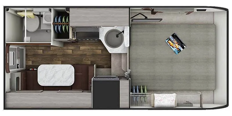 Lance TC 865 floor plan