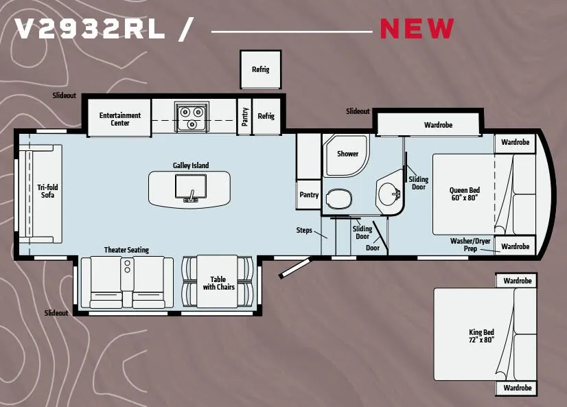 Winnebago Voyage V2932RL floor plan