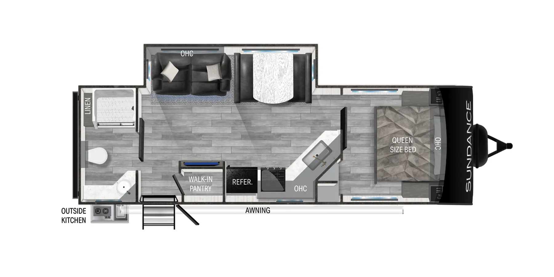 Heartland Sundance 262RB floor plan