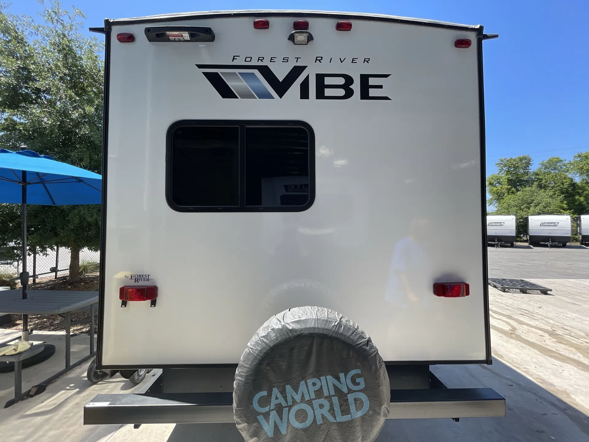 2024 Forest River Vibe 34BH — backside