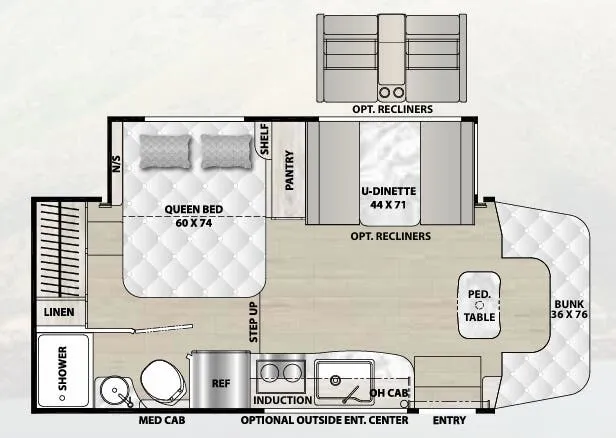 2024 Coachmen Prism Select 24FSS - Floor plan
