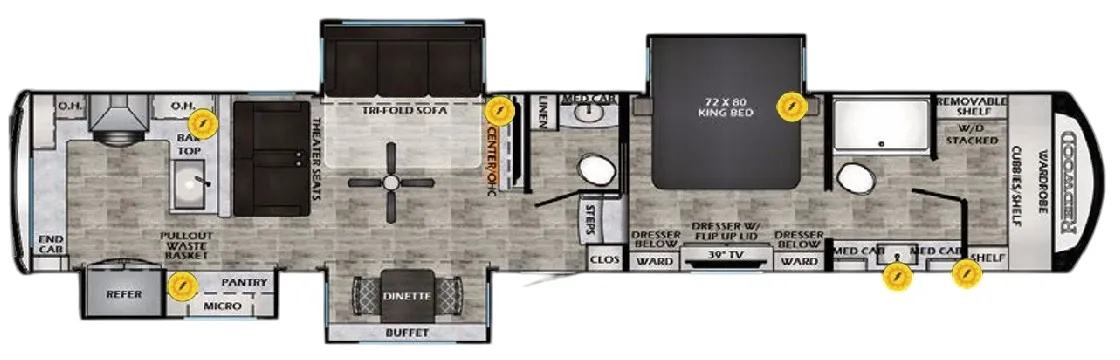 CrossRoads Redwood 4001LK floor plan
