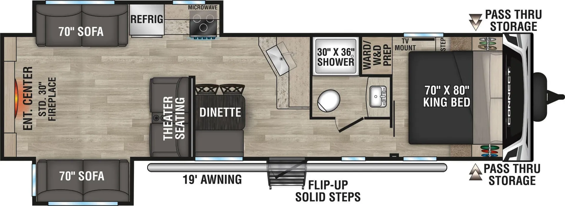 K-Z Connect C312RE floor plan