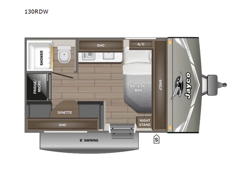 2027 Jayco Jay Flight SLX 130RDW - Floor plan
