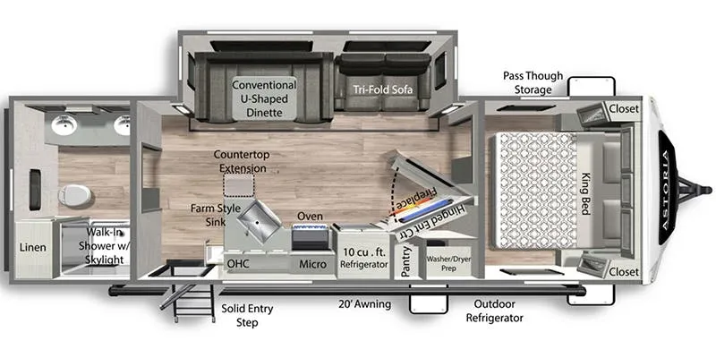 2024 Dutchmen Astoria 2703RB floor plan