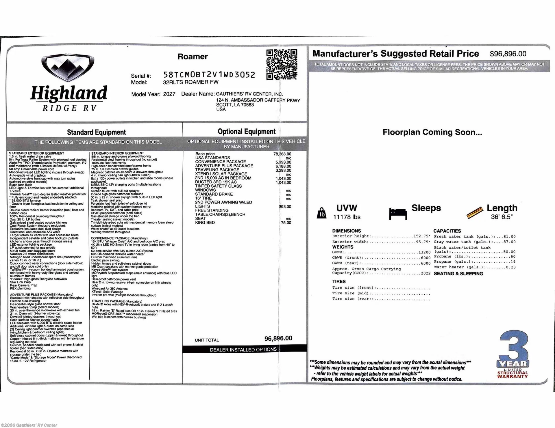 2027 Highland Ridge Open Range Roamer 32RLTS - Photo 4