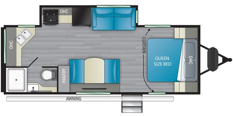 Heartland Sundance Ultra-Lite SDTT 231 ML floor plan