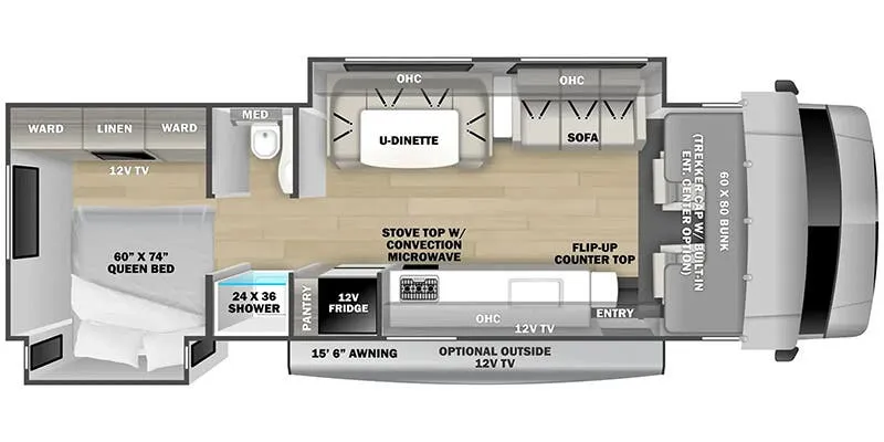 Forest River Sunseeker Classic 3010DS floor plan