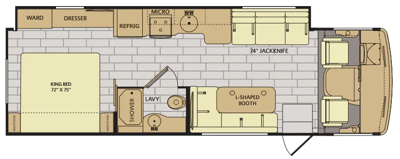Fleetwood Axon 29M floor plan