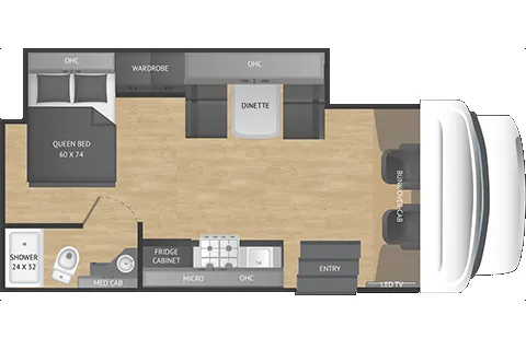 Nexus Phantom Sport 24PS floor plan