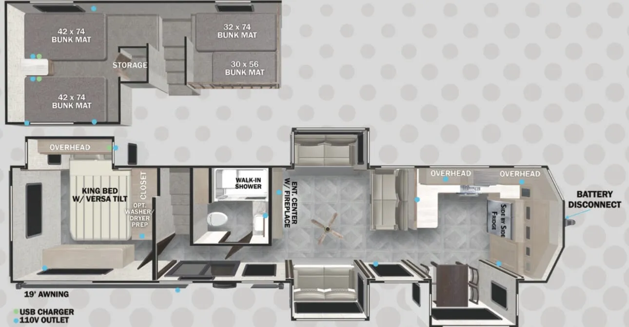 Forest River Salem Grand Villa 42FK exterior
