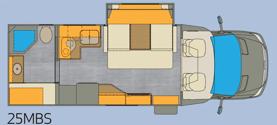 Renegade RV Villagio 25MBS floor plan