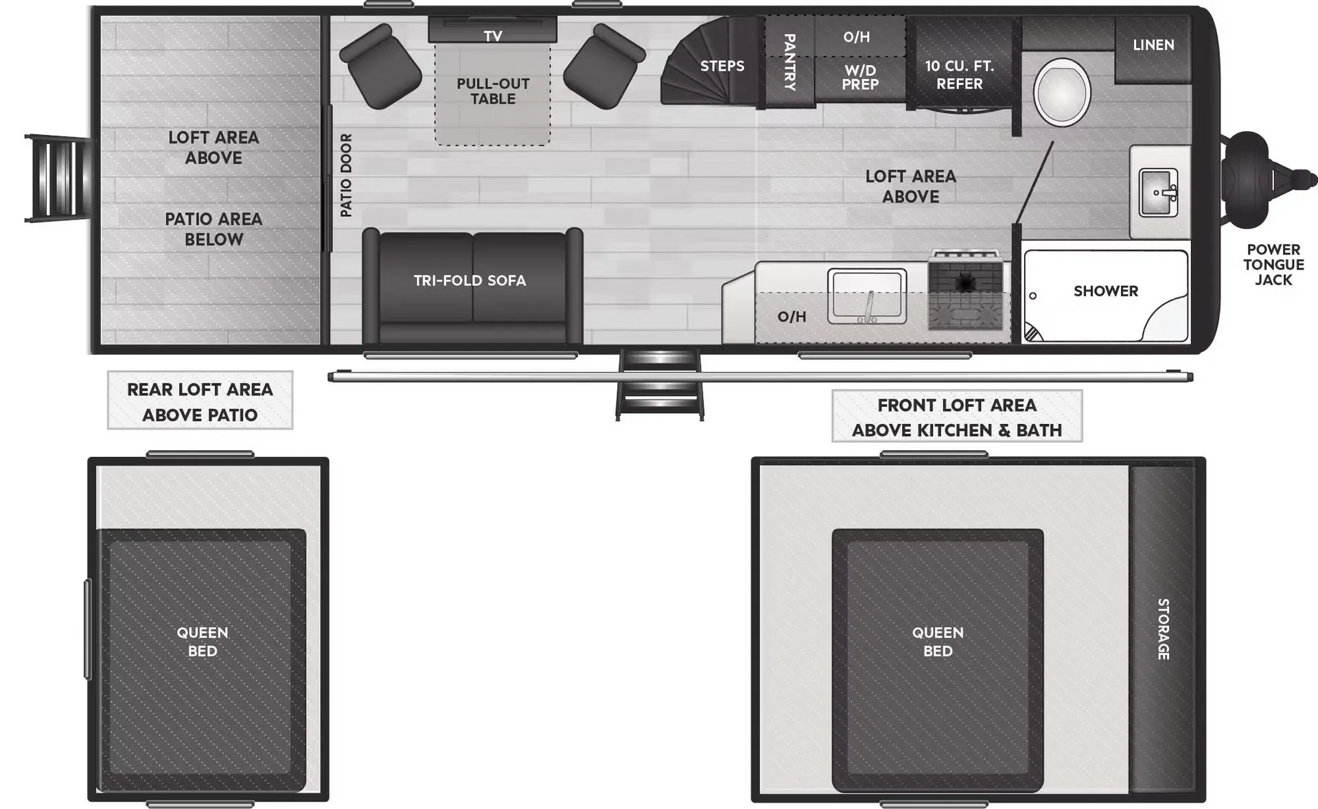 Keystone Springdale 245ML floor plan
