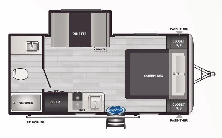 Keystone Springdale Mini 1790FQ floor plan