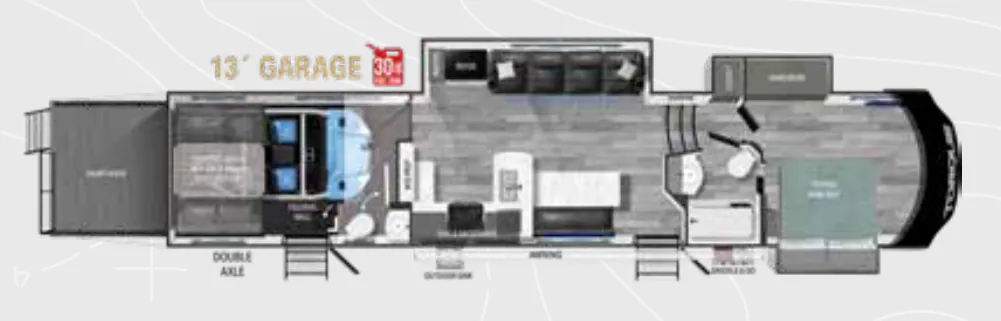 Heartland Torque 371 floor plan