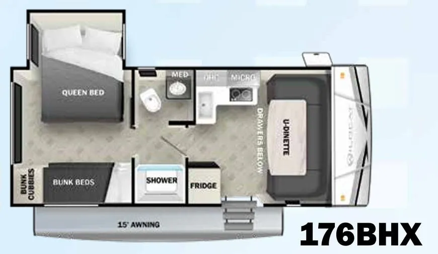 Forest River Wildcat Maxx 176BHX floor plan
