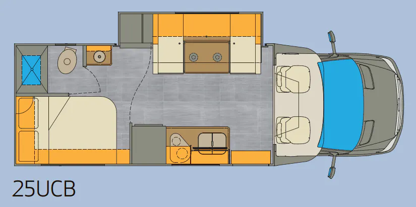 Renegade RV Villagio 25UCB floor plan