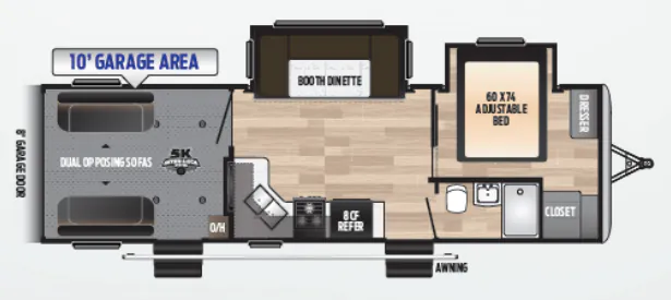 Keystone Impact 29V floor plan