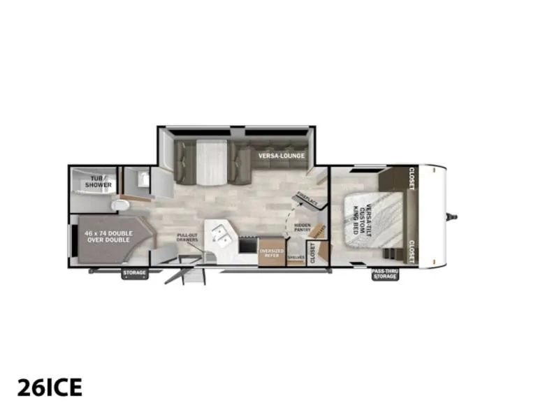 2026 Forest River RV Wildwood X-Lite 26ICE - Photo 3