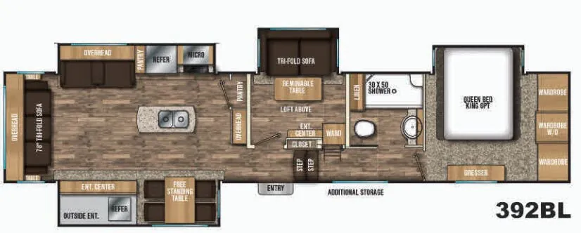 Shasta Phoenix 392BL floor plan