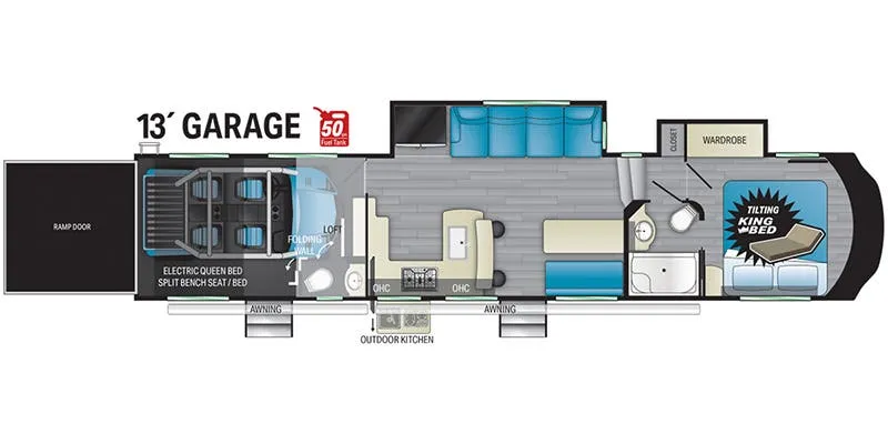 Heartland Cyclone CY 3713 floor plan